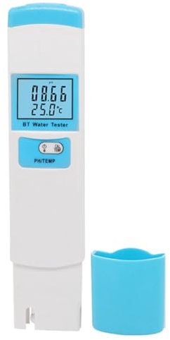LIGUSTRUM Analizzatore Della Qualità 'Acqua, Misuratore Digitale PH/Temp 2In1 Tester PH Tester Della Qualità 'Acqua Ad Alta Precisione