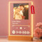 witfox Placa Spotify Personalizada - Lámpara Spotify Personalizada con Foto - Regalo de Cumpleaños Original, Regalos Pareja, Aniversario, San Valentín (Múltiples Tipos de Base Disponibles)