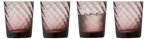 Lyngby Glas Vienna Wasserglas, Trinkglas, 30 cl, 4 Stck., Purple