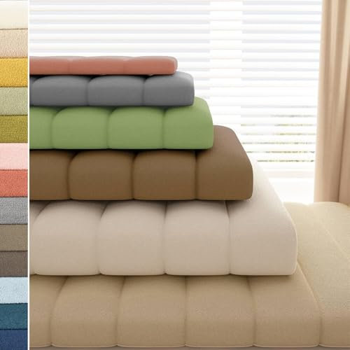 KYMMPL Weiches Samt-Erkerfensterkissen, individuelle Größe, Bankkissen, hochdichte Schaumstofffüllung, Bankpolster, einfache Heimdekoration, wasserdicht, kratzfest, Beige (Beige40 x 40 x 9,5 cm)