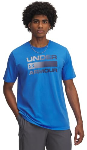 Under Armour Homme Team Issue Wordmark Short-Sleeve T-Shirt, Blue Atlantis / / Bleu Marine Délavé, M EU