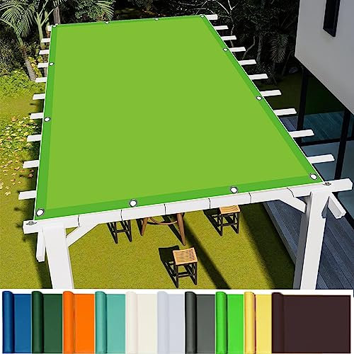 Tenda da sole da 8 m x 3 m, dimensioni personalizzabili, resistente, per piscina, patio, campeggio e terrazza, colore nero