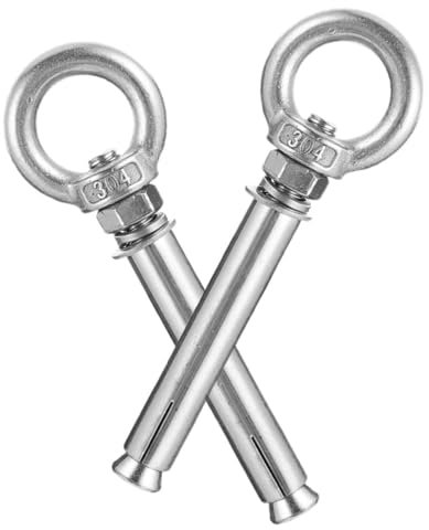 DOITOOL Montaggio A Parete Sicuro *viti Di Espansione in Acciaio Inossidabile Da 60 Mm Tasselli Per Cemento Armato Installazione Facile