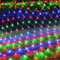 KINGCOO 192LED Lichternetz Lichterkette, Wasserdichte Batteriebetriebene Netzlicht Mesh Lichtervorhang Leuchten für Garten Außen Innen Weihnachten Hochzeit Party Wand Dekor (Mehrfarbig, 3x2M)