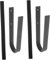 Generisch 1 Satz Skateboard-Haken Surfen Aufhänger Skateboard-Rack Stütze Surfbrett wandhalterung Surfboard Halterung Gleitbrett Longboard-Wandhaken Haken zum Aufhängen von Skateboards Eisen