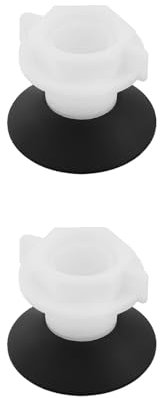 ECSiNG 2x Tappo Di Chiusura Per Foro Di Troppo Pieno Per Lavabo O Cisterna Tappo Bianco Adatto Per Fori Da 21-38 Mm Tappo Decorativo