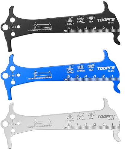 But the Cow 3 Stück Edelstahl Kettenverschleißmesslehre | Multitool für Kettenlehre, Fahrrad MTB