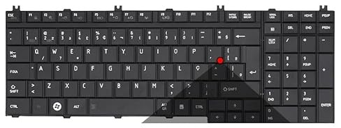 SHANGYG Tastatur für Satellite P300, P305, P500, P200, P205, P505, L350, L355, L500, L505, X200, X505, X300, A500, A505, F501, L535 (US-Matt)(BR Black)