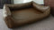 Ortopedico Orthopaedisches Hundesofa Hundebett Kunstleder Hundebettenmanufaktur 90 cm X 70 cm mit Viscoschaum Matratze (braun)