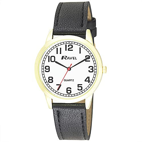 Ravel - Unisex Everyday Quartz Watch with Minute Track