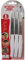 Euronovità EN-221756 Set Coltelli da Tavola Seghettati Lama 11 cm, Bianco, 23 x 2 x 1 cm, 6 unità