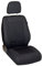 Zakschneider Ducato Sitzbezug - Fahrersitz - Farbe Premium Schwarz gepresstes Karomuster