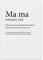 TypeStoff Kunstdruck, Poster mit Spruch – Mama und Liebe – Wand-Bild, Plakat mit Zitat als Geschenk und Dekoration - KD-00440-L
