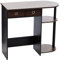 Furinno Go Green Escritorio De Computadora, Madera, Columbia Nogal/Negro/marrón Oscuro, 39.62 x 80 x 72.39 cm