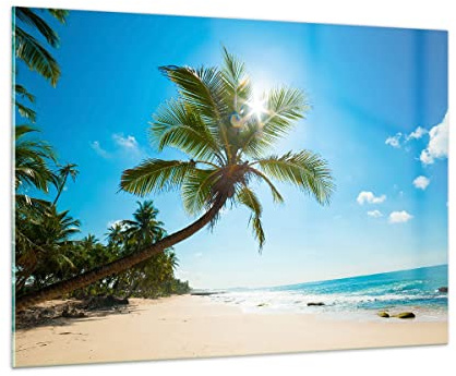 ARTTOR Glasbild 100x70cm Wandbild Glasdruck Landschaften Maritim - 3570
