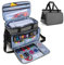 Luxja Nähmaschinentasche, Nähmaschine Tasche, Tasche für Nähmaschine und Extra Nähzubehör, Grau