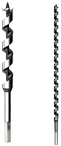 Schlangenbohrer, Holzbohrer, Holzspiralbohrer, Bohrer Typ Lewis, langer Balkenbohrer, Spiralbohrer (8 x 320 mm)