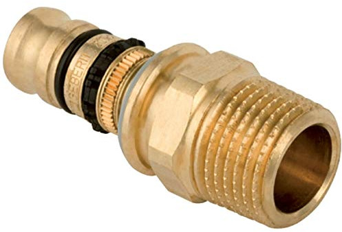 Geberit Mepla Fitting Winkel Muffe Übergang T-Stück Verschraubung Reduktion Kupplung (Übergang AG, 26 mm x 1)