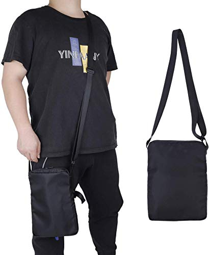 Couverture de sac de drainage d'urine avec emballage de tube détachable, Support d'urinoir drainage pour urine avec bandoulière réglable pour maison, voyage, fauteuil roulant et le lit.