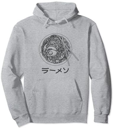 Japanischer Text Hoodie Ramen Send Noodles Katakana Sweatshirt Pullover Hoodie