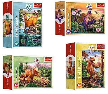 Trefl 54194 54 Mini - Außergewöhnliche Dinosaurier