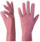 Harssidanzar Damen Leder handschuhe Winter Warmes Kaschmirfutter Touchscreen Vintage Finished GL017EU, Rosa, Größe L