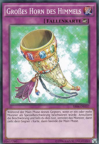SR04-DE037 - Großes Horn des Himmels - Common - DE - im Set mit Ultrapro Toploader - Yugioh