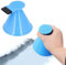 GFRGFH Magic Ice Scraper, 2 in 1 Multifunctional A Round Ice Scraper, Cone-Shaped Magic Funnel Car Windshield Snow Removal Tool