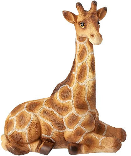 alles-meine.de GmbH große Spardose - Kunstharz - Giraffe - mit Verschluß - 17 cm - stabile Sparbüchse - Sparschwein - für Kinder & Erwachsene/Kinderspardose lustig witzig - BAB..