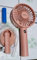 Handheld Fan Portable Fan Rechargeable 3 in 1, Hand Held Fan Battery Powered USB, Mini Fan Portable Hand Fan Foldable with 3 Speed, Small Fan Desk fan Neck Travel Fan for Office, Home, Trip (PINK)