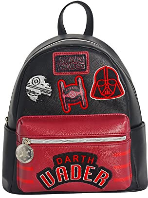 Concept One Unisex-Erwachsene Star Wars, Darth Vader Kleine Reisetasche für Damen und Herren Mini-Rucksack, Mehrfarbig/Meereswellen (Ocean Tides), Einheitsgröße