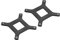 PATIKIL CPU Raffreddamento Staffa Dissipatore Piastra Posteriore Raffreddamento Montaggio Foglio Piastra Nero per 775 1155 1366 CPU PC Raffreddamento Dissipatore Ventola 2pz