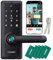 Yamiry 2-in-1 Video Doorbell Smart Door Lock, Black, Keypad