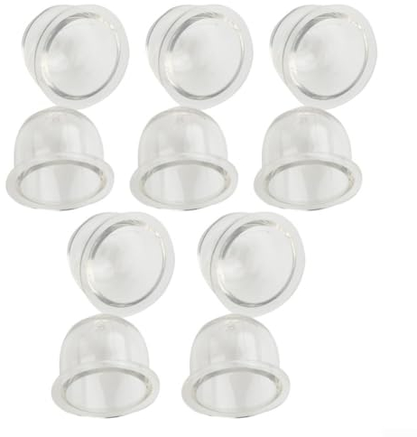 YUANGANG 10 bombillas de imprimación de carburador de bomba de combustible, para motosierras, soplador, recortadora, desbrozadora, cebador de gasolina (10 unidades de 22 mm)
