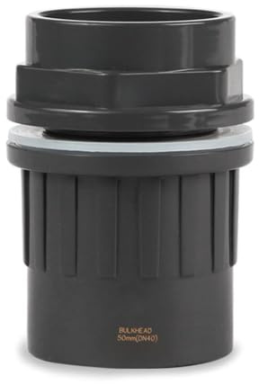 DONGKER Aquarium Wasserrohrverbinderverbindung, 1 Stuck PVC Gerader Rohrverbinder, 20mm-50mm Optional, Wasser Rohr Konverter Schlauch Adapter für Aquarium-Tank-Einlass-Auslassrohre