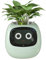 Pots de fleurs intelligents AI Chips Smart Pot de fleurs avec 7 capteurs intelligents, écran LCD, contrôle par application – Pot intelligent pour plantes d'intérieur (plantes non incluses)