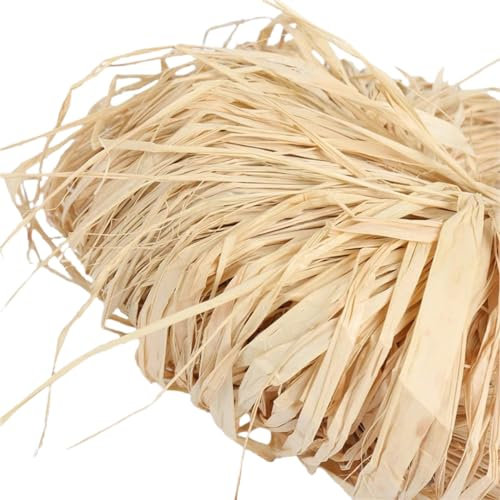 Cozylkx 1 Kg Natürliche Bastbündel, Braunes Bastband Zum Verpacken Von Geschenken, Basteln Für Floristensträuße