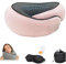 Nappy Reisekissen Dreamjoy, Nackenkissen Flugzeug Nappy, Reisekissen Flugzeug, Flugzeug Kissen, Nackenkissen Reise, Ideal für Reisen mit Flugzeug, Auto, Zug (Rosa)