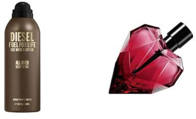 Diesel Fuel for Life Body Spray 200ml + Diesel Loverdose Red Kiss Eau de Parfum 30ml