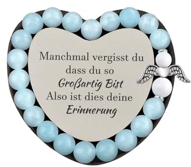 Lueaurra Geschenke für Frauen Armband Natursteine Frau Idee Original Geschenk Teenager Mädchen Geschenke Weihnachten Frau Geburtstagsgeschenk Armband Geschenk für Ehefrau Mutter Schwester Freundin