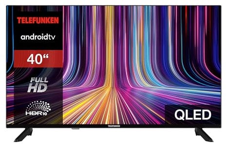 Telefunken QLED TV 40 Zoll Fernseher Full HD Android Smart TV (HDR, Triple-Tuner, Bluetooth) QF40AO750S