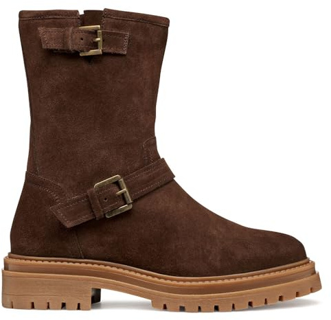 Geox WOMAN D IRIDEA ANKLE BOOTS DK BROWN 40_EU
