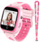 TotsyFun 4G Smartwatch Kinder mit langanhaltender Video & Phone Call, Kids Smartwatch mit IP68 Wasserdicht, SOS, GPS, WiFi, Schrittzähler, Schulmodus für Jungen Mädchen 5-14 Jahre Geschenk (Rosa)
