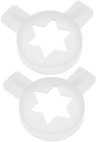 ABOOFAN 2pcs Ice Machine Flower Mouth Nozzle Tips Homemade Ice Cream Molds Accessories for Cream Machine Attachment
