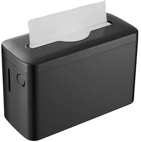 Yoeruers Countertop Paper Towel Dispenser Commercial Bathroom Hand Towel Dispenser Multifold Trifold Black