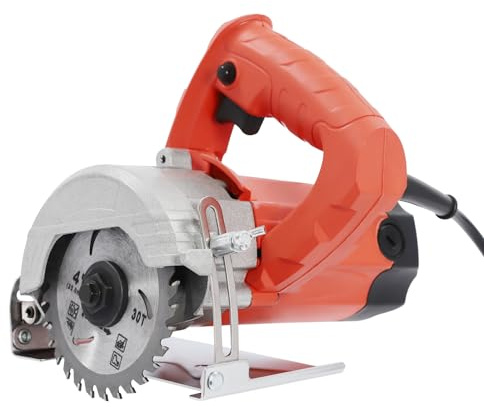 TCICOP Dry Stone Cutter Saw Electric 1.58KW Handheld Wet Stone and Wood Cutting Machine with 2 Blades 220V, Powerful Saw for Ceramic Tiles, Concrete, Home Renovation, DIY and Professional Use