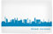 artboxONE Poster 30x20 cm Städte Ruhrpott 05 Skyline Print Monochrome Teal - Bild Ruhrpott 44spaces Benzin