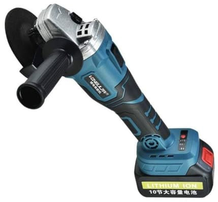 OISE ART STORE Trade Shop - Smerigliatrice Angolare A Batterie Ricaricabile 48v 2.0ah 115mm Flex 2 Batterie