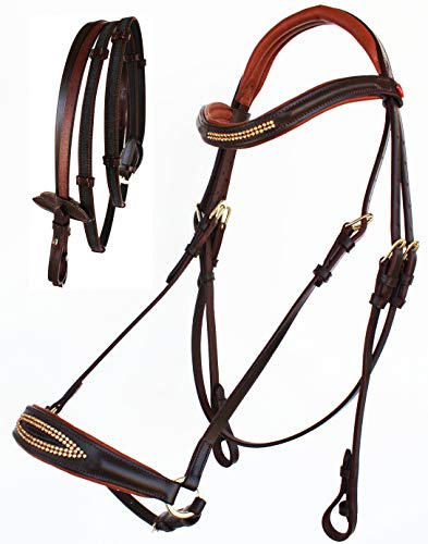 English Horse All Purpose Jumping Hunter Leather Bridle Reins 803482CKF