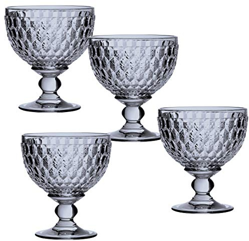 Villeroy & Boch Boston Colored Champagne/Dessert Bowl, Blue, Set of 4, 13.25oz